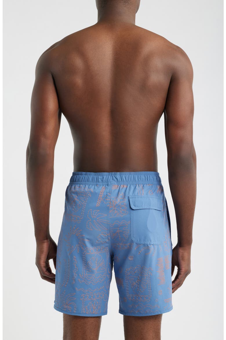 Coastal Prestige Board Shorts, Alternate, color, BLUE HORIZON