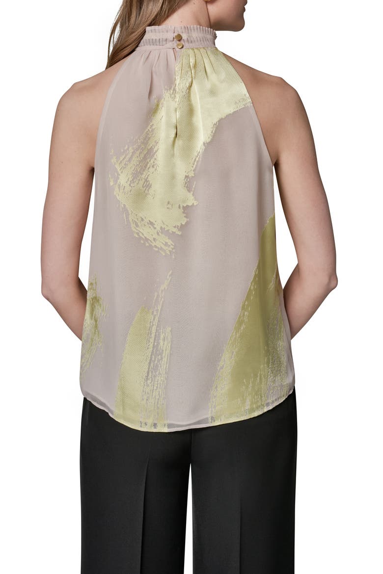 Brushstroke Sleeveless Top, Alternate, color, SISAL/ CITR