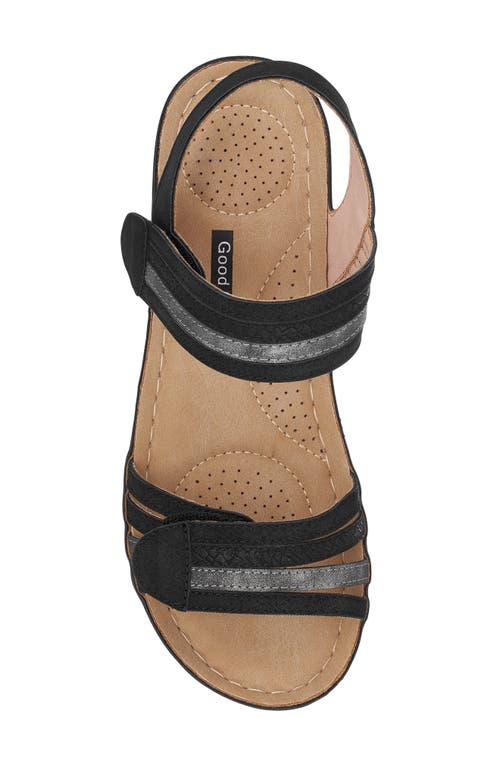 Gc Shoes Women's Samar Wedge Sandals In Black