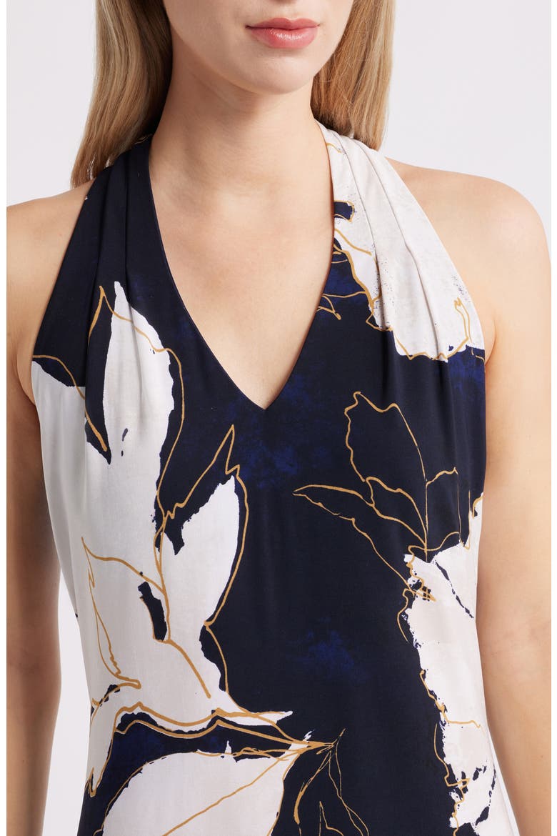 Sanded Petals Sleeveless Dress, Alternate, color, COASTLINE