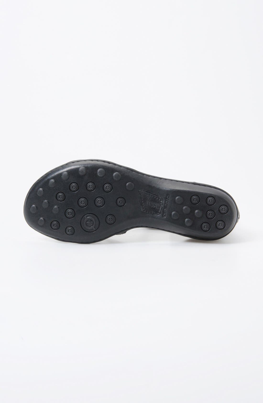 'Delano' Sandal, Alternate, color, BLACK