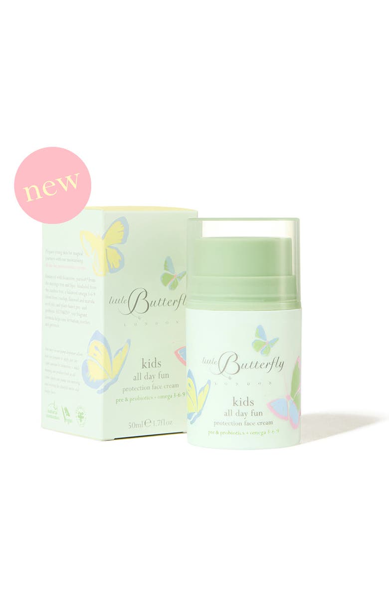 Little Butterfly London KIDS All Day Fun Rrotection Face Cream 50ml, Main, color, Face Cream 50Ml