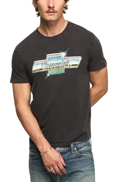 Chevrolet Chrome Cotton Graphic T-Shirt