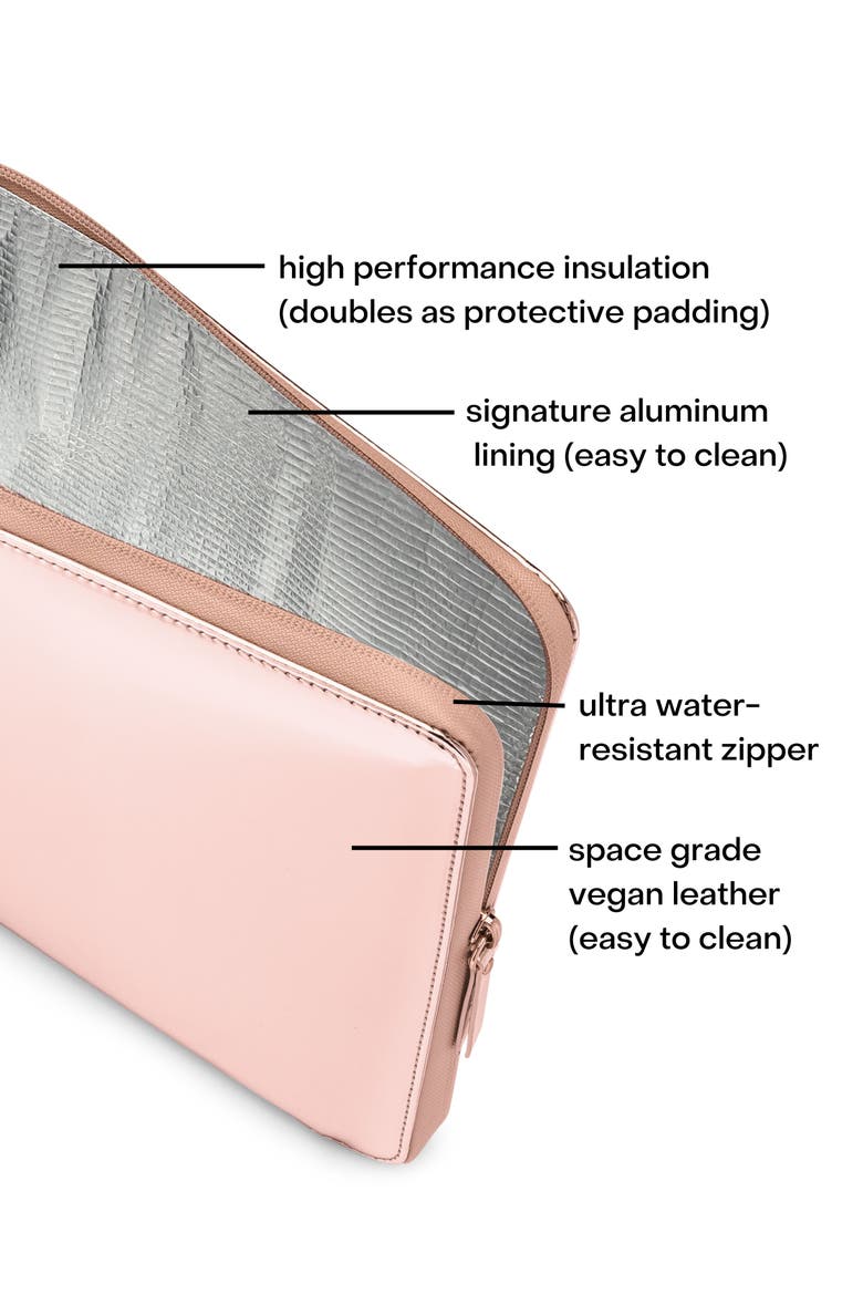 Performance Laptop Sleeve, Alternate, color, Rose Gold