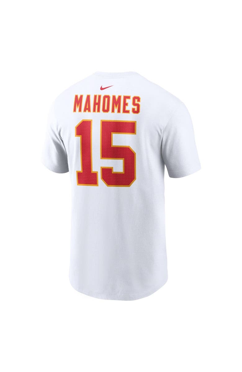Nike Men's Nike Patrick Mahomes White Kansas City Chiefs Player Name & Number T-Shirt, Alternate, color, White
