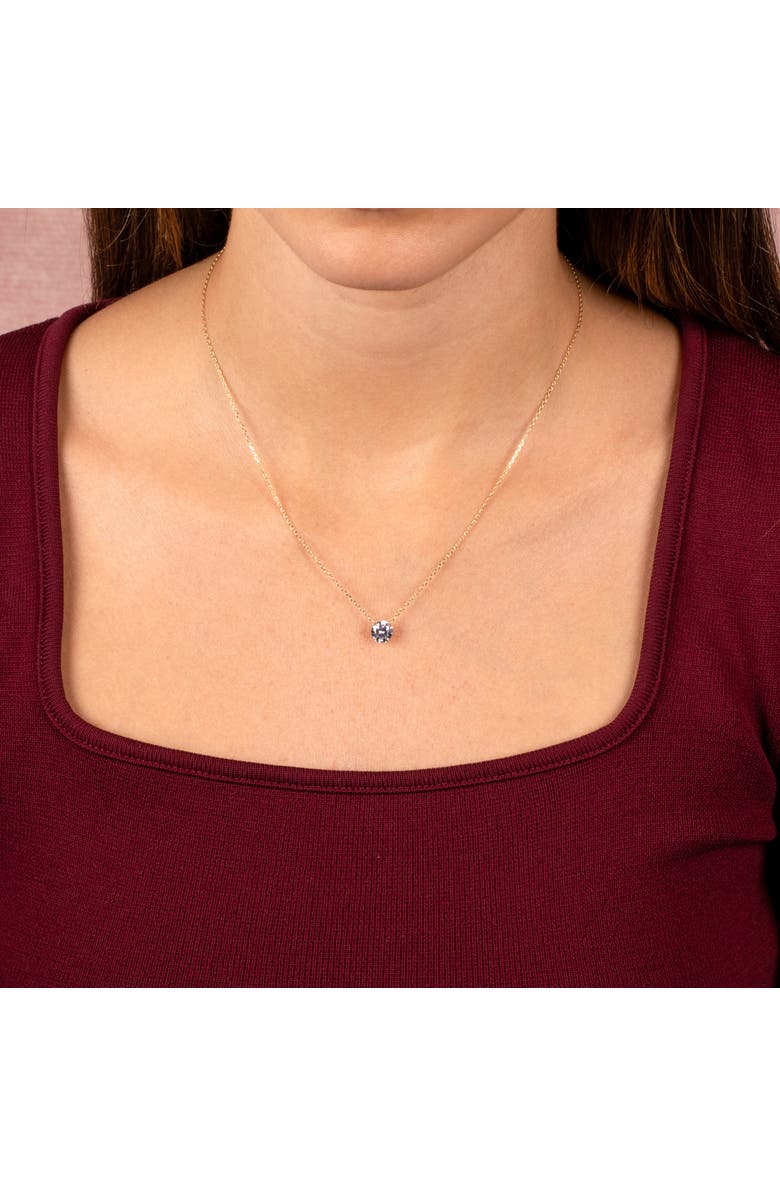 BY ADINA EDEN CZ Solitaire Pendant Necklace 14K, Alternate, color, 