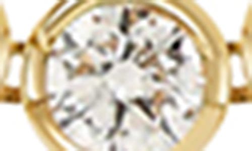 Valani Atelier Diamond Bezel Eternity Necklace In 14k Yellow Gold