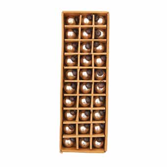 Distressed Cream Terracotta Planter with Fluted Texture