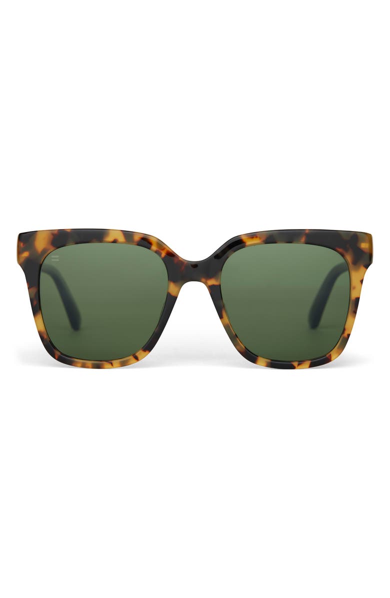 TOMS Natasha 53mm Polarized Square Sunglasses, Main, color,