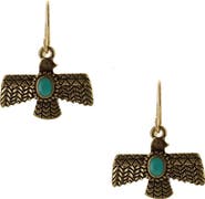 OLIVIA WELLES Emalee Thunderbird Drop Earrings