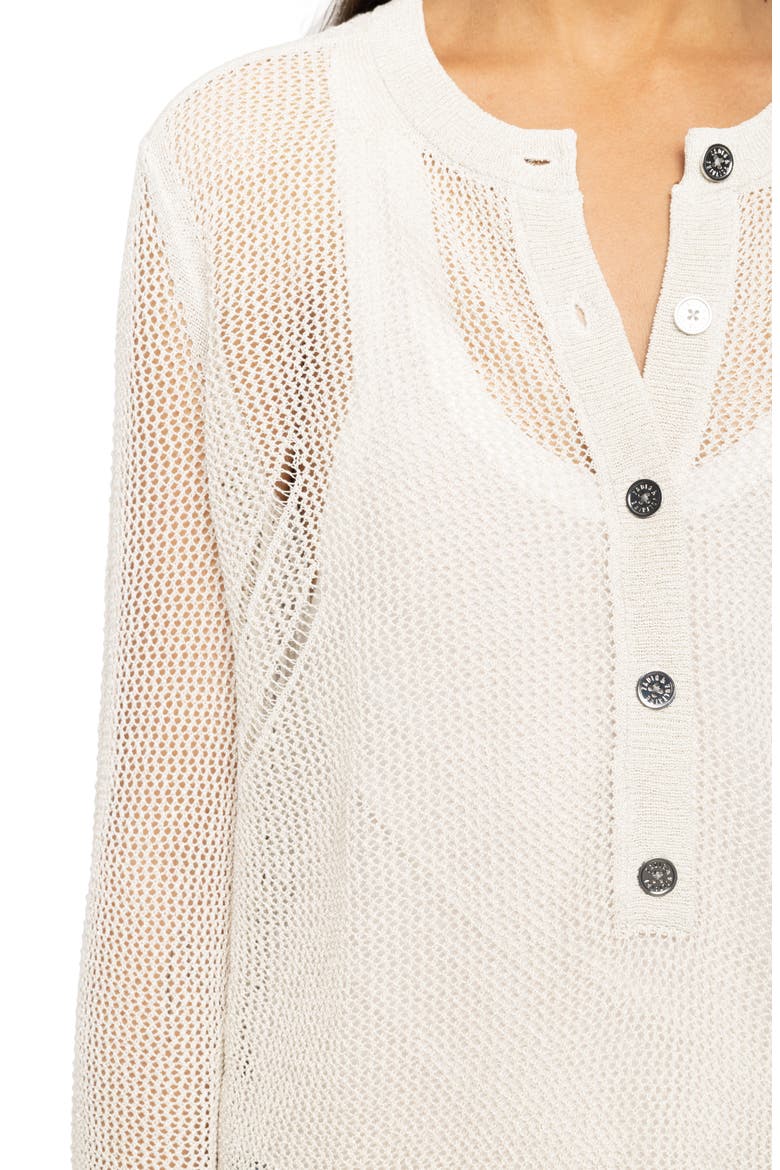 Mandala Angel Wings Logo Sweater, Alternate, color, VANILLE