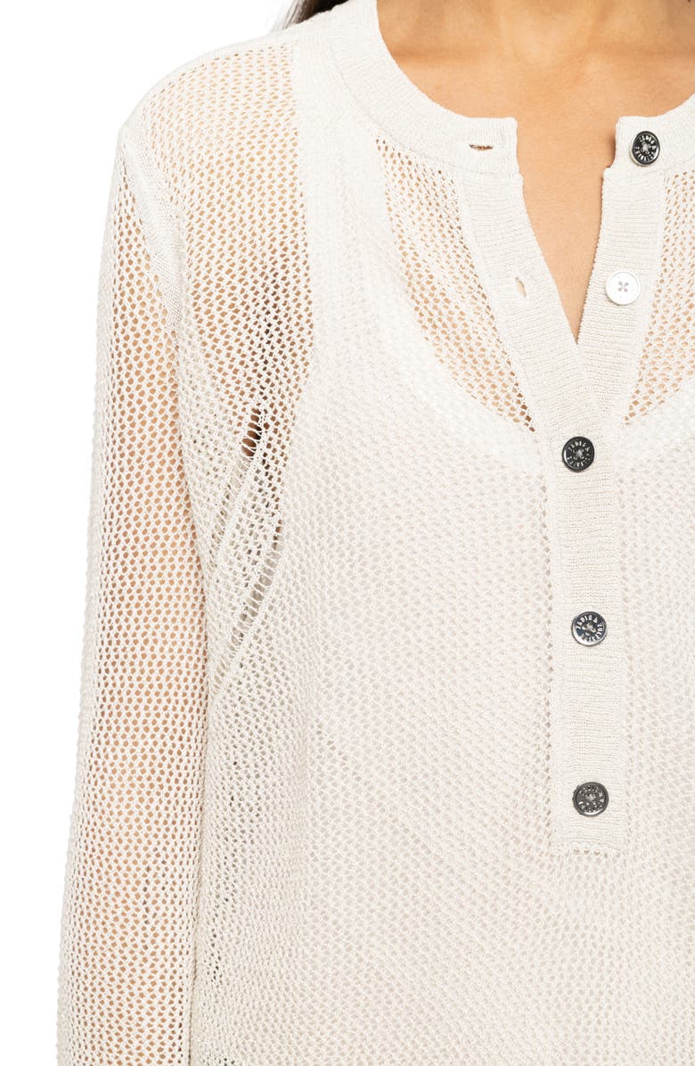 Zadig & Voltaire Mandala Angel Wings Logo Sweater, Alternate, color, Vanille