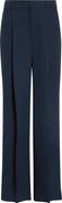 Lauren Ralph Lauren Double-Faced Georgette High Waist Wide Leg Pants