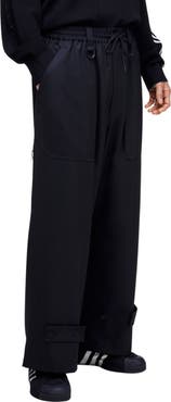 Y-3 Sport Uniform Oversize Wide Leg Drawstring Pants