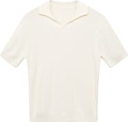 MANGO Johnny Collar Polo Sweater