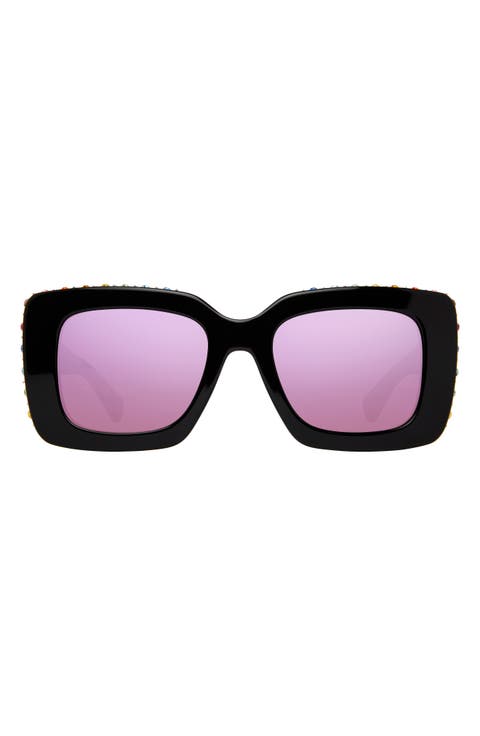 52mm Square Sunglasses