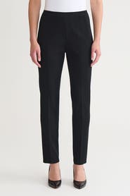 Ming Wang Straight-Leg Knit Pants