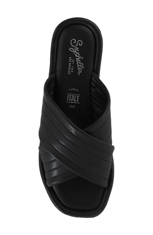 Seychelles World View Ii Slide Sandal In Black