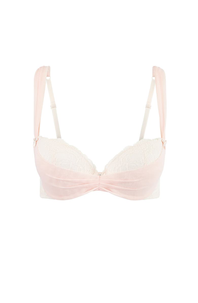 Adore Me Clairabelle Push Up Demi Bra, Alternate, color, Light Pink