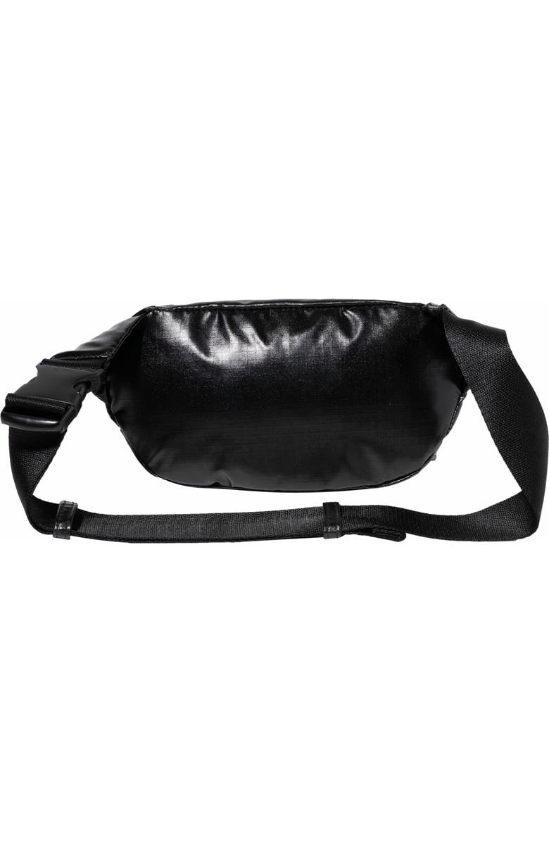 BAGGALLINI On the Go Belt Bag Waist Pack, Alternate, color, Black Gloss Ripstop