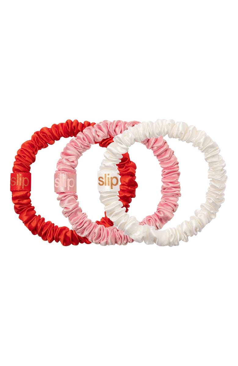 slip Skinny Silk Scrunchies, Alternate, color, Buttercup