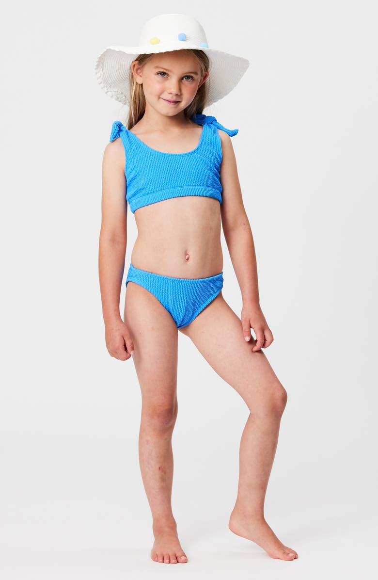 Snapper Rock Kids' Marine Blue Two-Piece Swimsuit, Alternate, color, 