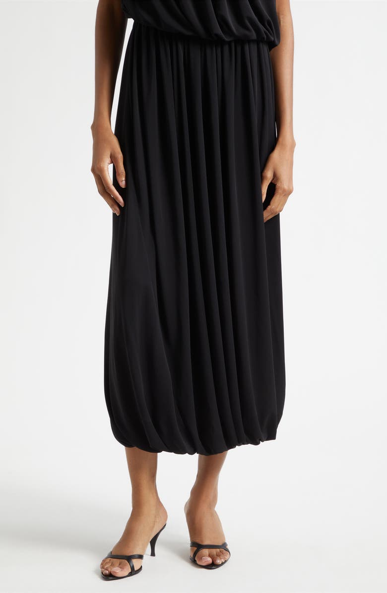 Cinq à Sept Calden Bubble Hem Skirt, Main, color, Black