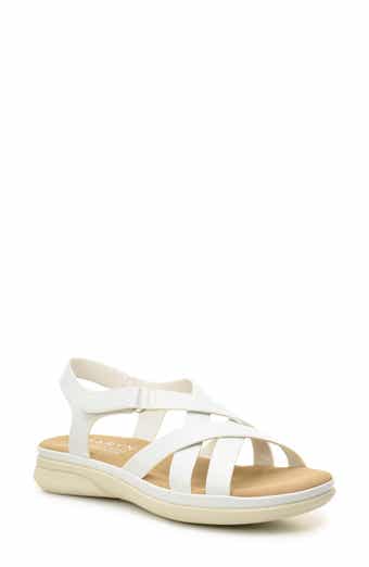 Taryn Rose Lasercut Slide Sandal