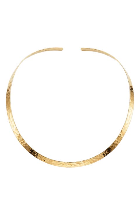 Hammered Collar Necklace
