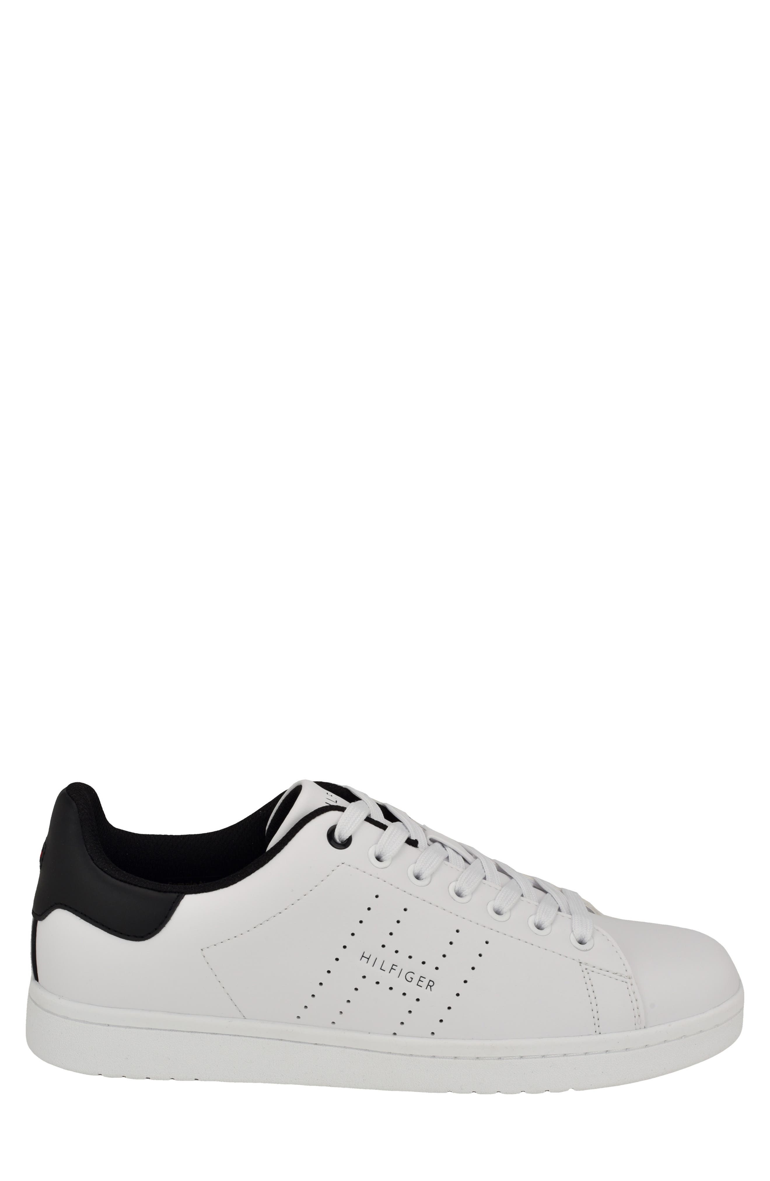 Tommy Hilfiger Liston Sneaker, Alternate, color, Whi06 - White/Black