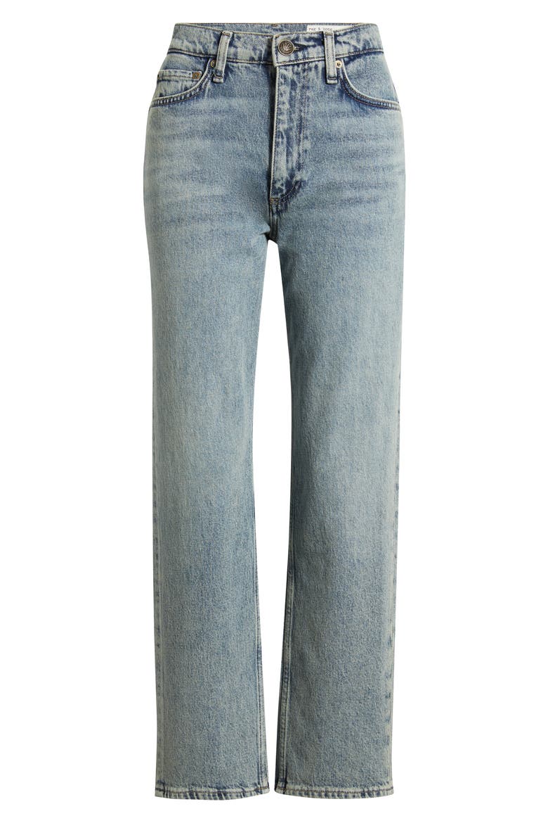 Harlow Mid Rise Ankle Straight Leg Jeans, Alternate, color, AMITY