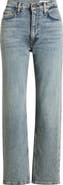 rag & bone Harlow Mid Rise Ankle Straight Leg Jeans