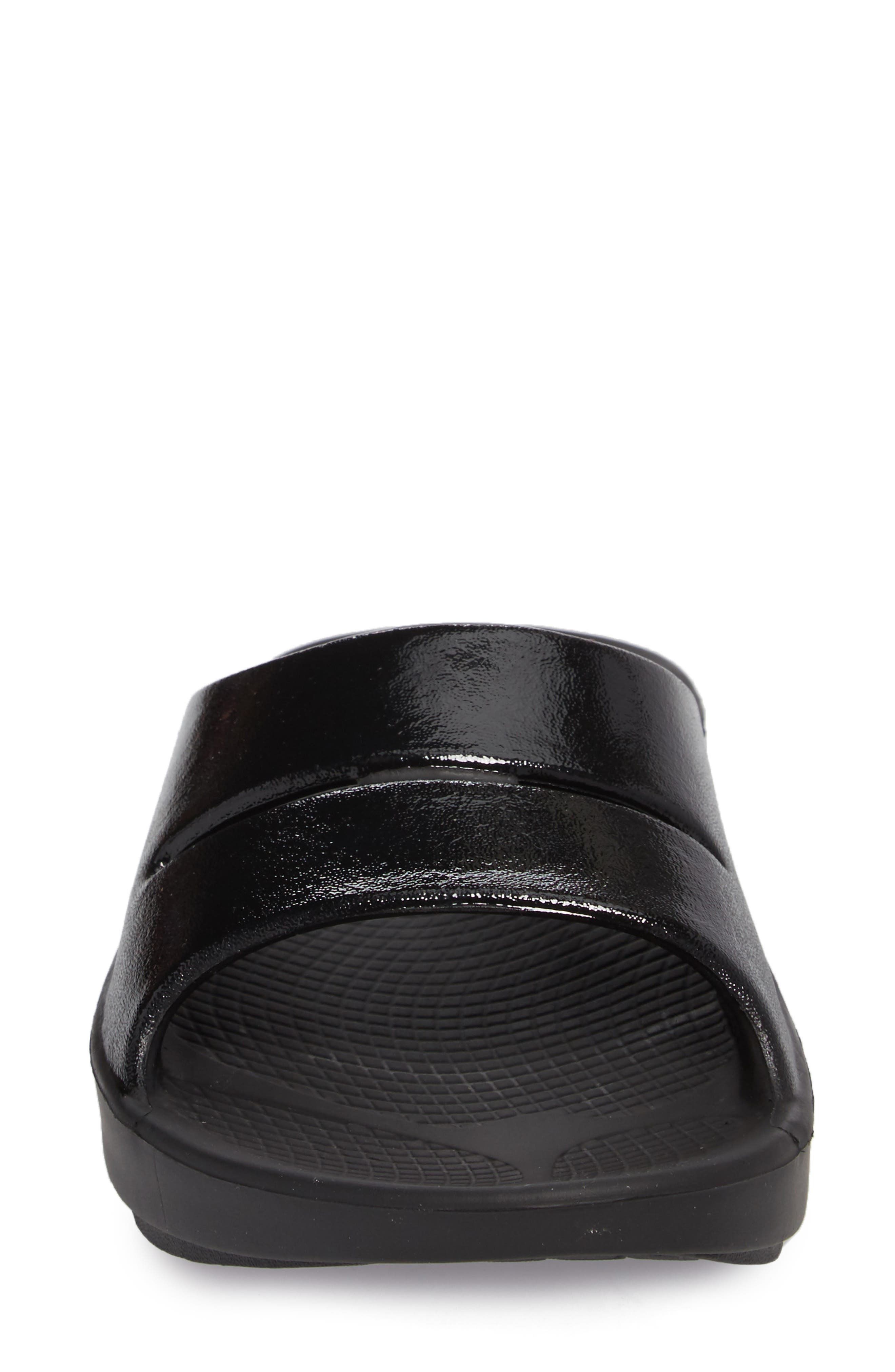 Oofos OOahh Luxe Slide Sandal, Alternate, color, 