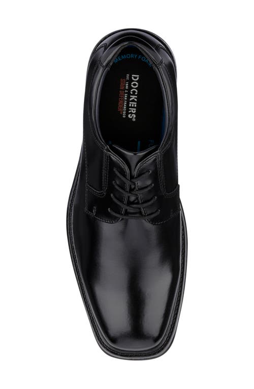 Dockers Mens Irving Slip Resistant Work Dress Oxford Shoe In Black