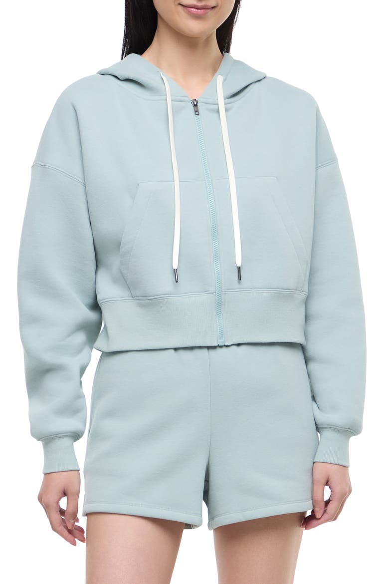 Dottie Hoodie & Short Set, Main, color, GRAY MIST