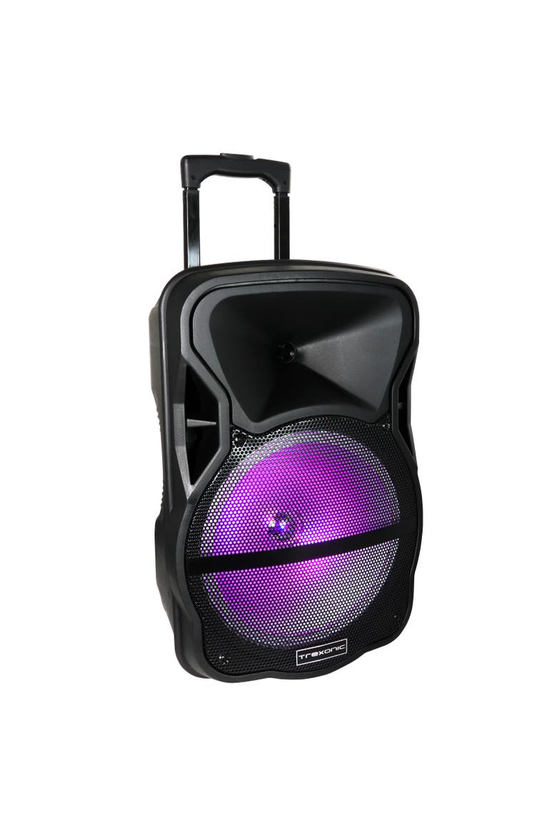 Combo 12" Bluetooth Portable Speaker and Tripod Stand, Alternate, color, Black