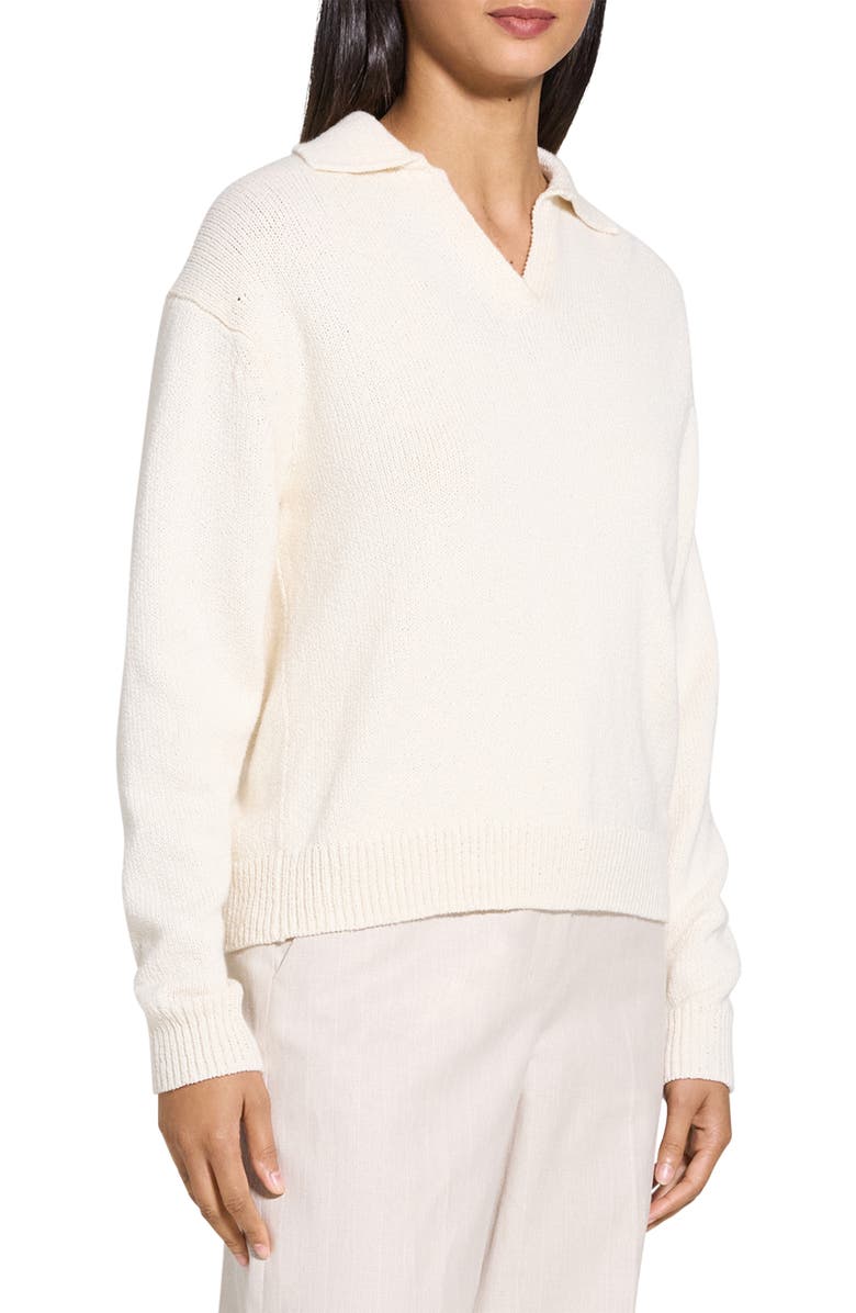 Theory Cotton & Wool Polo Sweater, Alternate, color, 