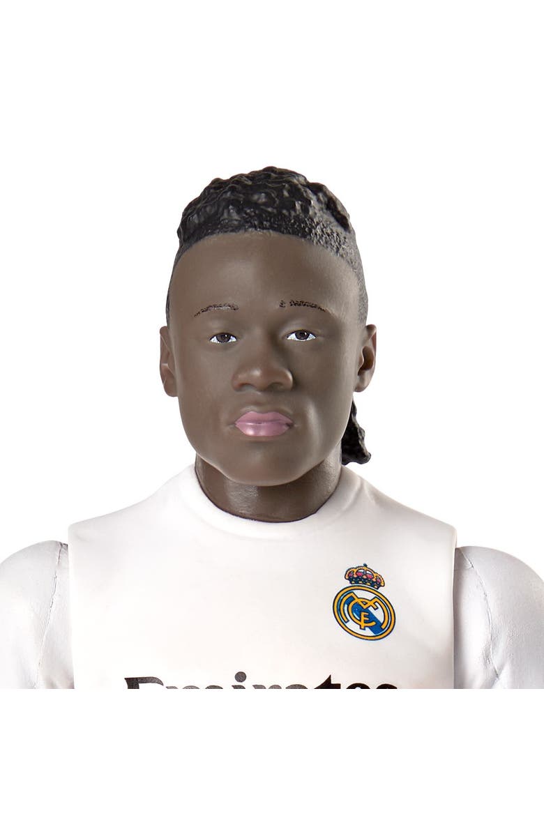 Banbo Toys SOCKERS Real Madrid CF Eduardo Camavinga 8" Collectible Soccer Action Figure, Alternate, color, White