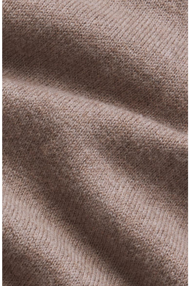 Anytime Crewneck Sweater, Alternate, color, Mocha Heather