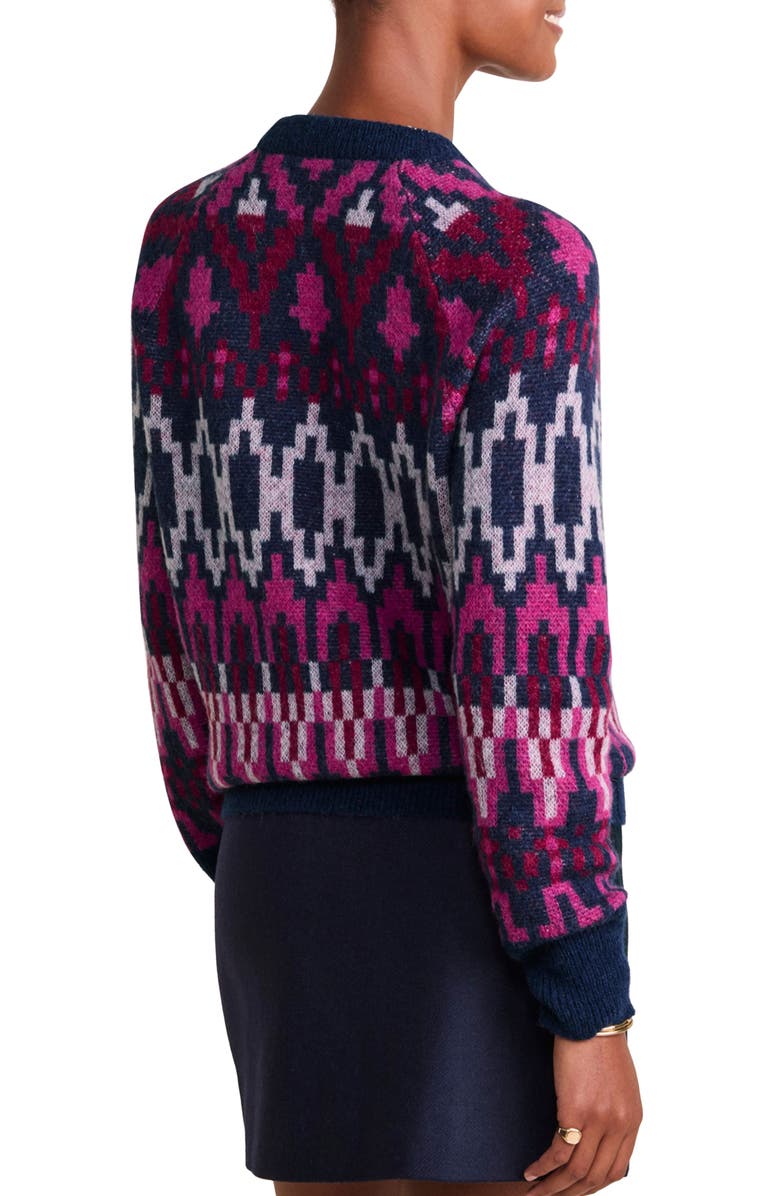 vineyard vines Fair Isle Alpaca & Wool Crewneck Sweater, Alternate, color,
