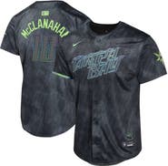 Nike Youth Nike Shane McClanahan Charcoal Tampa Bay Rays 2024 City Connect Limited Player Jersey