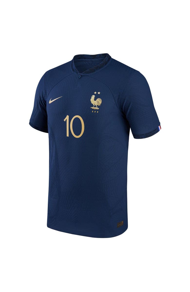 Nike Men's Nike Kylian Mbappe Navy France National Team 2022/23 Home Vapor Match Authentic Player Jersey, Alternate, color,