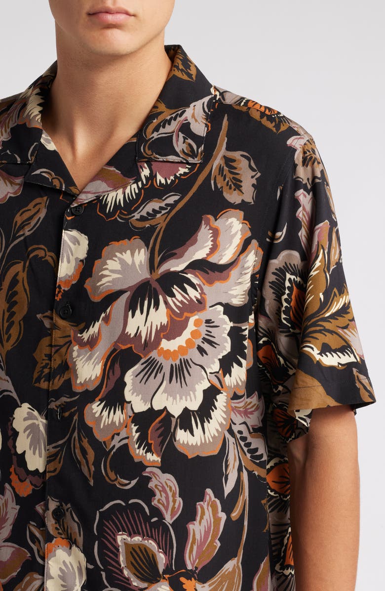 Wax London Didcot Floral Camp Shirt, Alternate, color, 