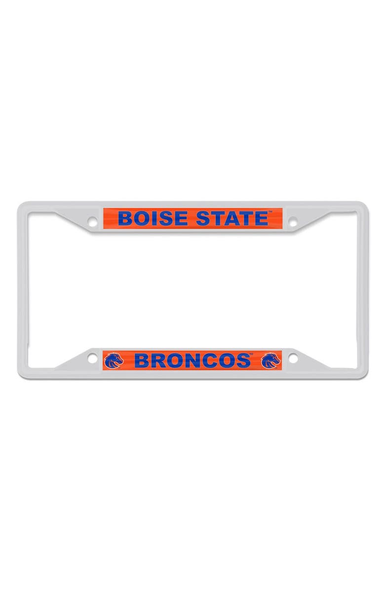 WINCRAFT Boise State Broncos Chrome Colored License Plate Frame, Main, color, 