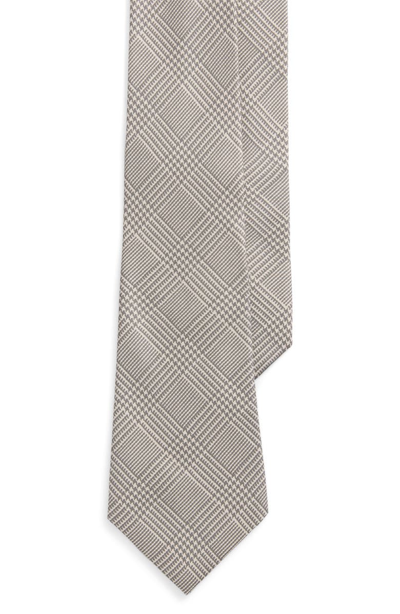 Ralph Lauren Purple Label Check Silk Tie, Main, color, 