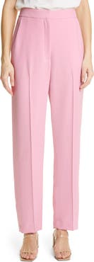 Lela Rose Ankle Crepe Pants
