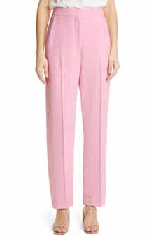 Lela Rose Ankle Crepe Pants