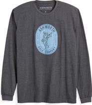 ASHWORTH GOLF LS Golfman Badge Tee