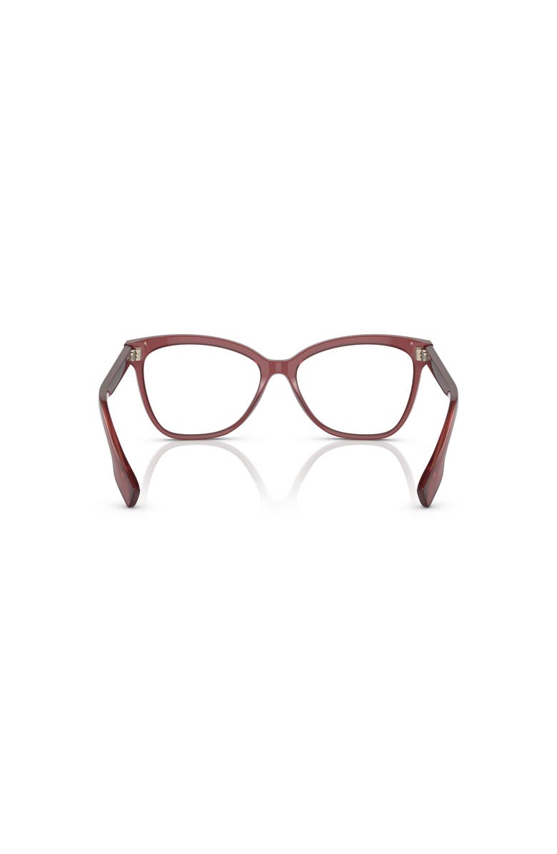 Burberry 52mm Cat Eye optical glasses, Alternate, color, Red