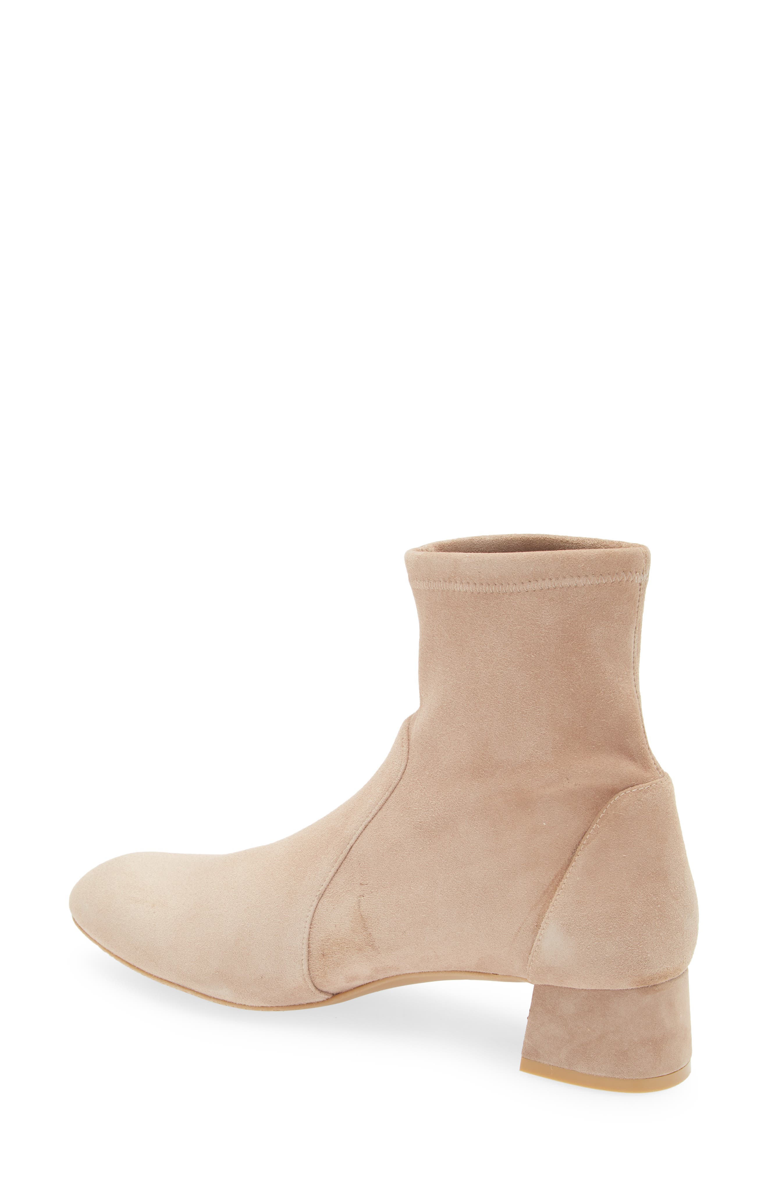 Flareblock 60 Zip Bootie, Alternate, color, TAN PATENT